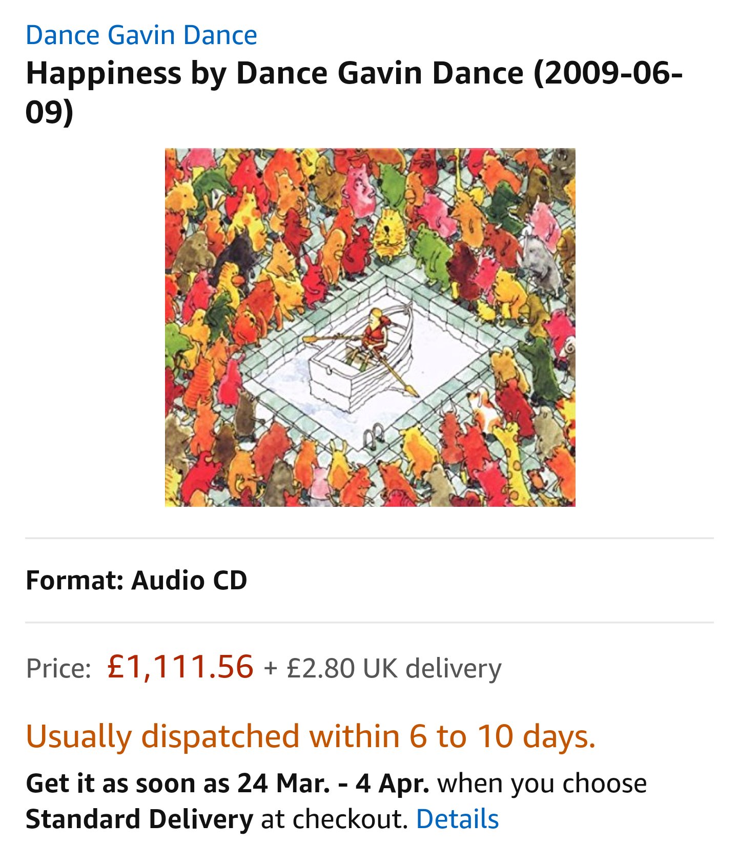 Dance gavin dance happiness cd