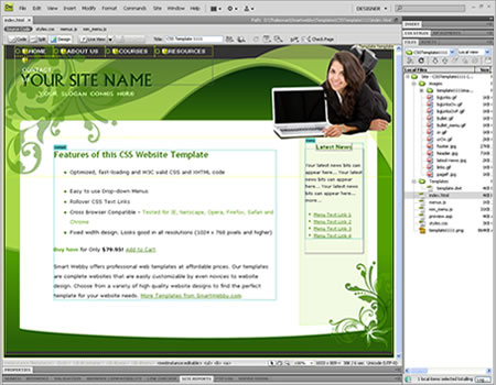 Adobe Dreamweaver Templates